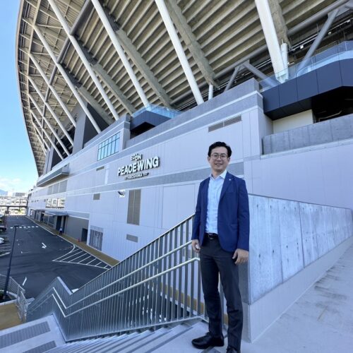 広島サッカースタジアム建設寄附に係る感謝状贈呈式に参加しました